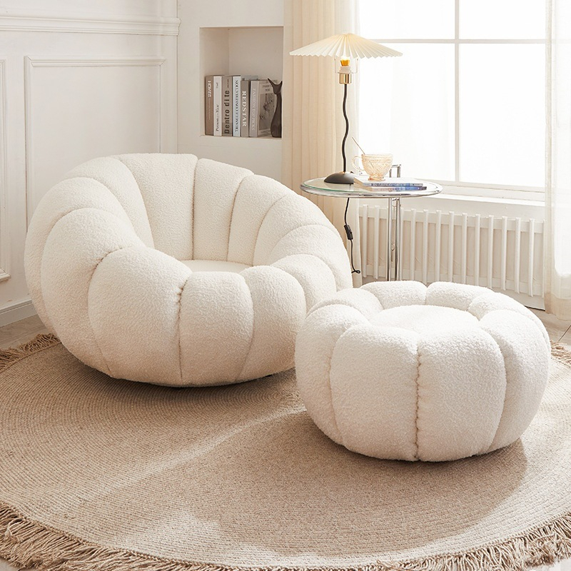 Modern Tufted Reclining Bean Bag Sofa Comfortable Home Furniture with Foam and Fabric Lazy Couch Beanbag Couch - Image 3