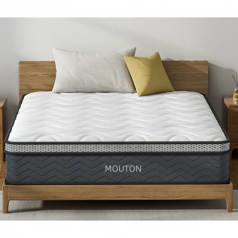 Hypo-allergenic Luxury King Mattress Gel Infused Memory Foam with Plush Comfort Layer Vacuum Packing in Rolls - Image 2